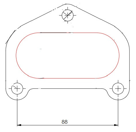 Bentley 4½ Litre Cylinder Head to Exhaust Gasket