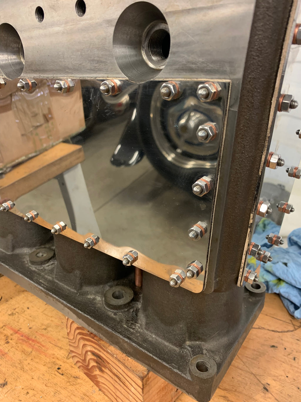 Bentley 3 Ltr Side Water Plates - Stainless Steel