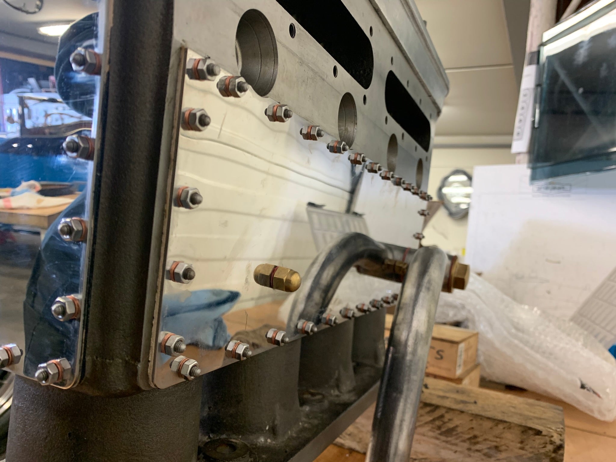 Bentley 3 Ltr Side Water Plates - Stainless Steel